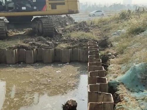 6米鋼板樁施工 6米鋼板樁施工